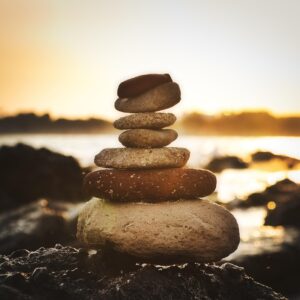 stone tower, rock, balance, sea, stability, nature, stones