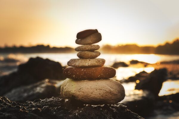 stone tower, rock, balance, sea, stability, nature, stones